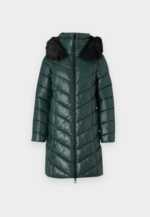 ONLY, ONLFEVER PUFFER COAT LIFE - Téli kabát - scarab/black