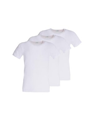 3 PACK FELPATO - T-shirt basic - bianco