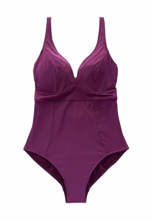 DD+ PLUNGE TUMMY CONTROL - Uimapuku - plum purple