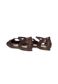 Bronx LORR-I - Ballerina's met enkelbandjes - bruin