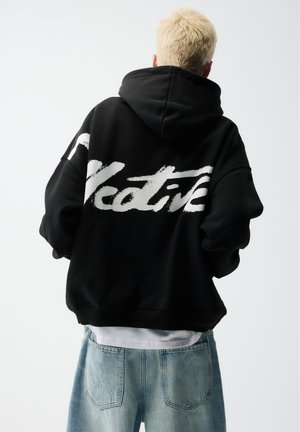 PULL&BEAR, STWD - HOODIE - Sweat à capuche - black