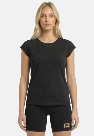 LEONE 1947, T-SHIRT - T-shirt basique - black-light grey solid