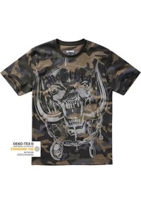 Brandit MOTÖRHEAD  WARPIG PRINT - T-shirts med print - darkcamo
