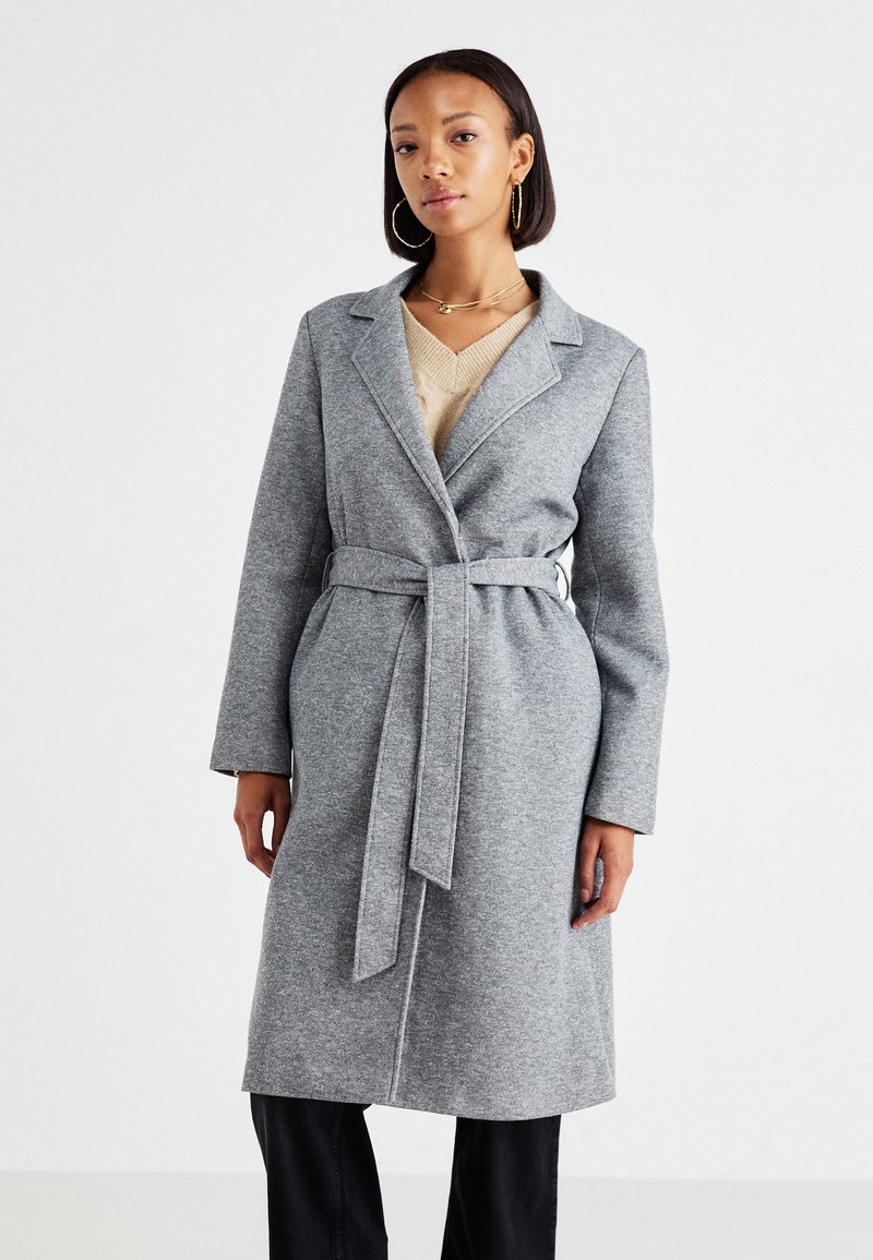 ONLY ONLNICOLE LIGHT WRAP  - Classic coat - light grey