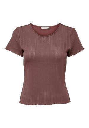 ONLCARLOTTA NOOS - T-shirts med print - rose brown