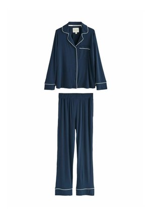 REGULAR FIT - BUTTON THROUGH SET - Conjunto de pijama - navy