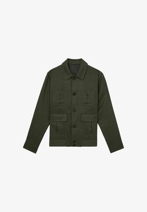 Reiss REGULAR FIT - ADAM FOUR POCKET - Letná bunda - khaki green