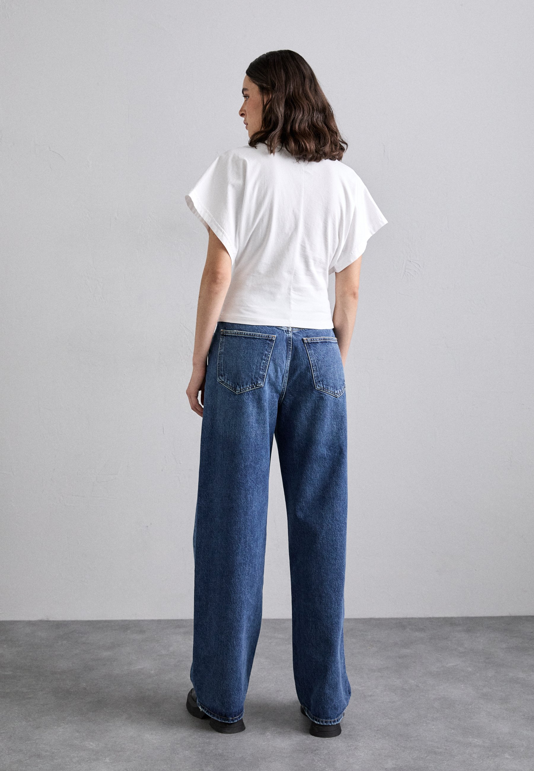 Agolde LOW SLUNG PUDDLE - Relaxed fit jeans - image/dark