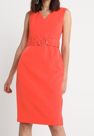 Shift dress - coral