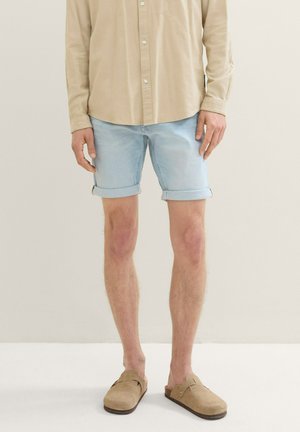 Shorts di jeans - clean bleached blue denim