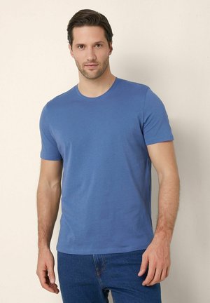 Pyjama top - blue denim plain
