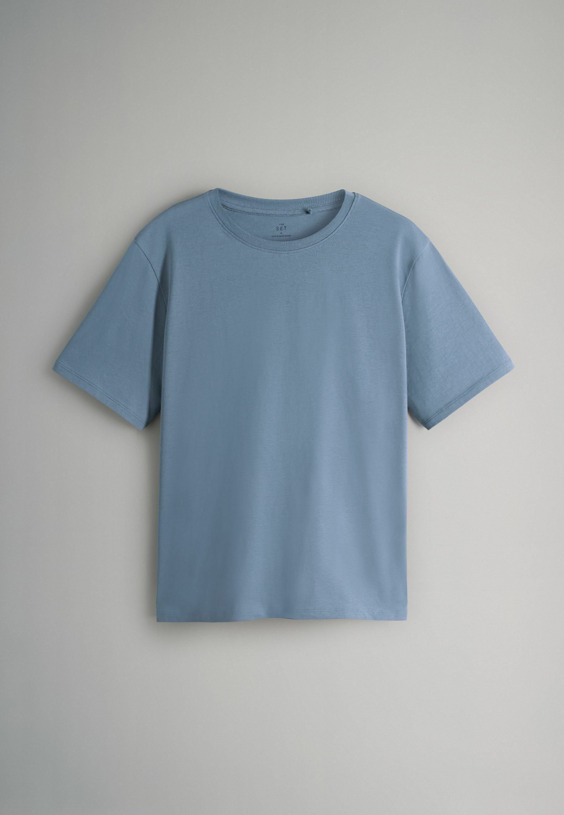 Lot De 5 T-shirts à Manches Courtes THE SET – Taille 12 Ans – Couleurs : Marron, Rouge, Rose, Blanc - 3