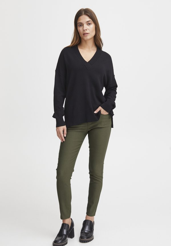FRZALIN - Trousers - olive night3