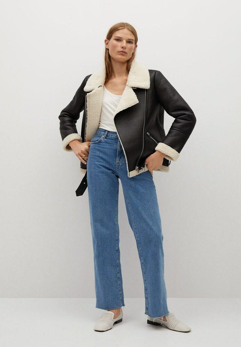 Mango ADRI-I - Giacca in similpelle - black/nero - Zalando.it