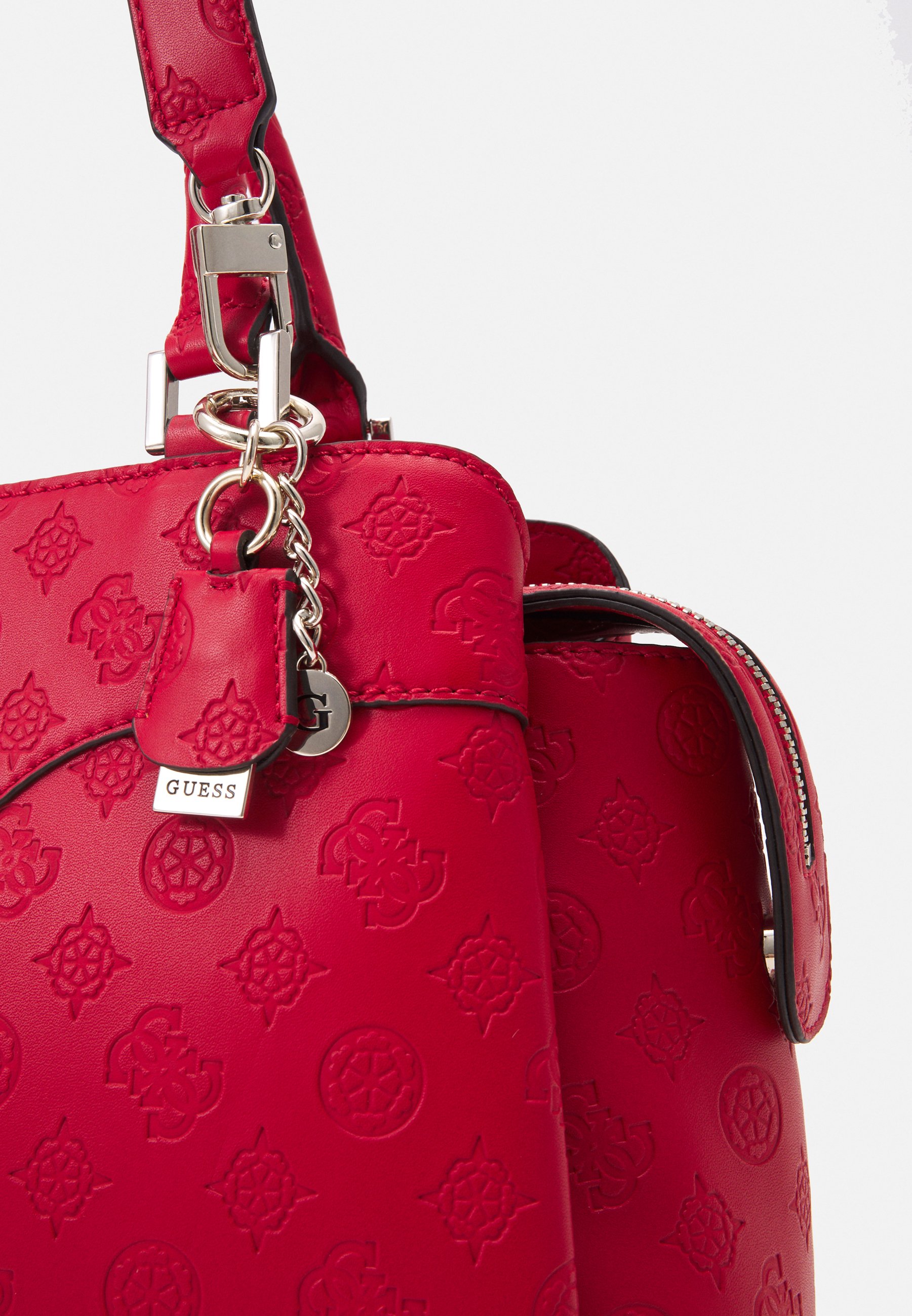 guess red satchel