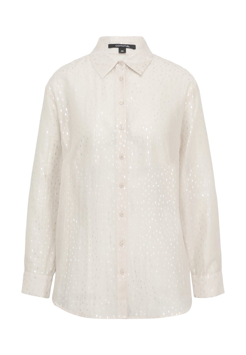 comma Overhemdblouse zandkleur