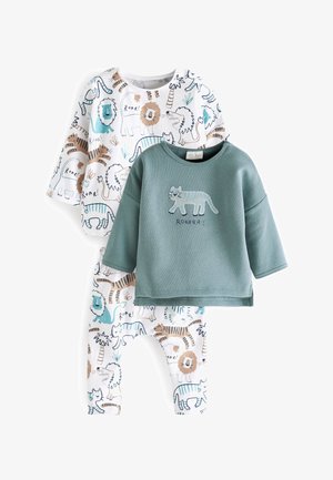 3 PACK - Sweatshirt - baby blue white