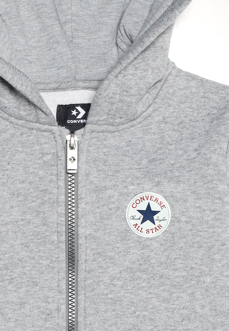 converse grey zip hoodie