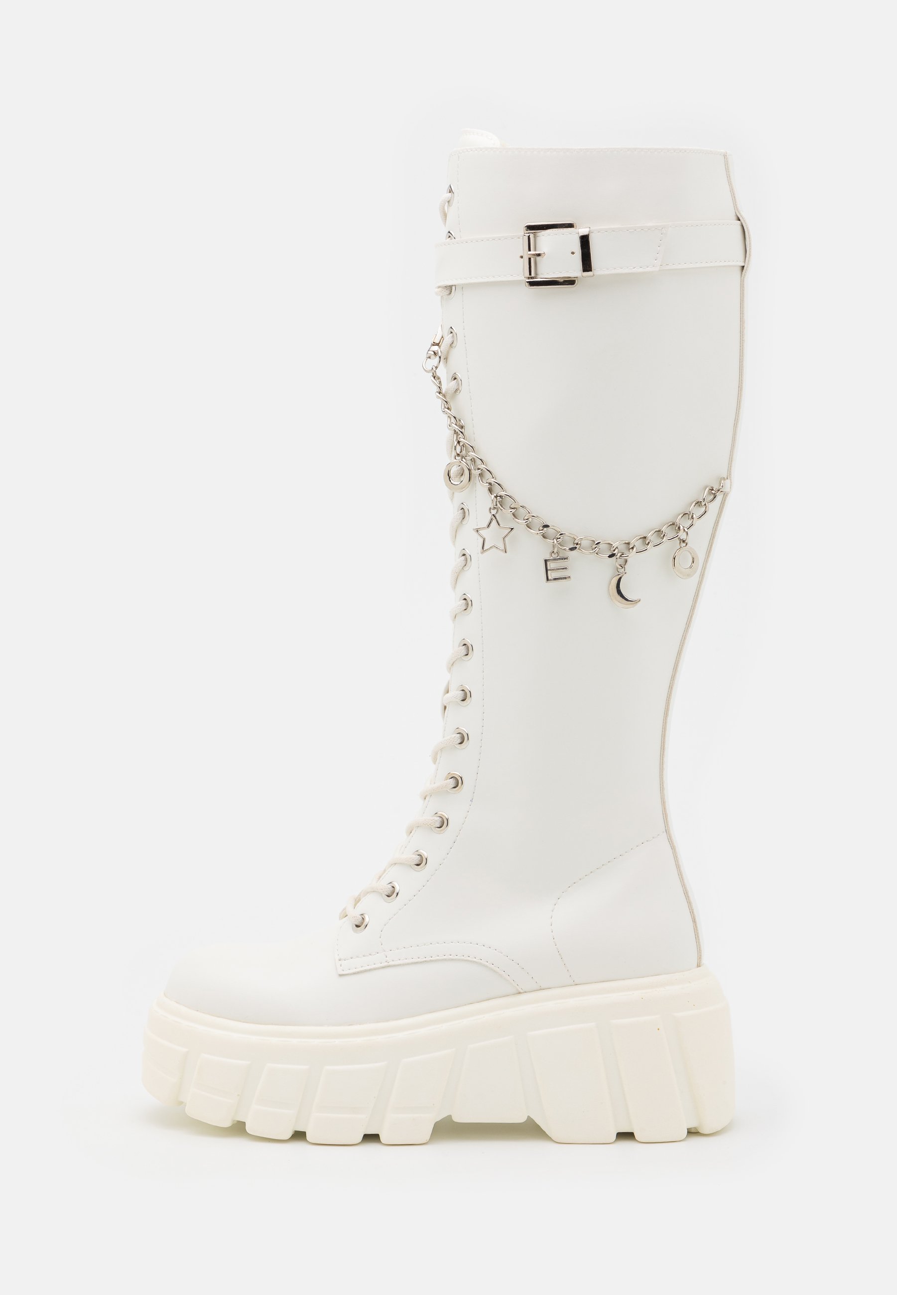 Witte Laarzen met een brede schacht | Gratis verzending voor de meeste  bestellingen* | ZALANDO