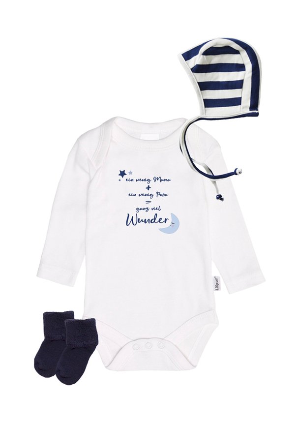 ERSTAUSSTATTUNGSSET GANZ VIEL WUNDER SET - Body - weiss  blau