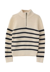 s.Oliver MET SCHIPPERSKRAAG - Trui - helles sand