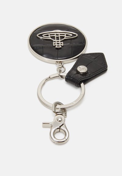Vivienne Westwood THIN LINE ORB KEYRING UNISEX - Atslēgu gredzens - black