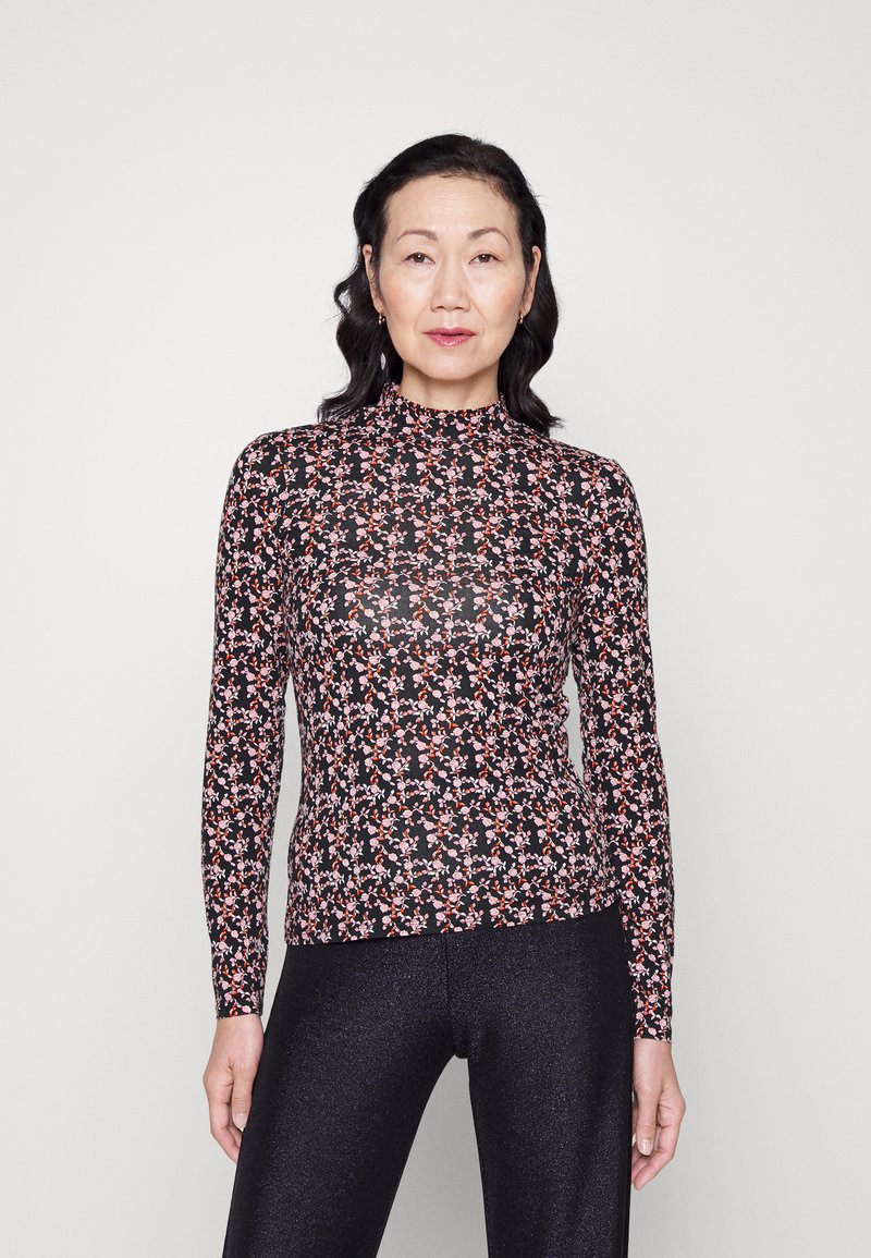 MSCH Copenhagen MALENA OLIVIE - Μπλούζα με μακριά μανίκια - black