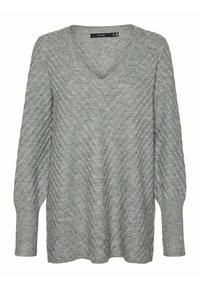 Unselected, medium grey melange