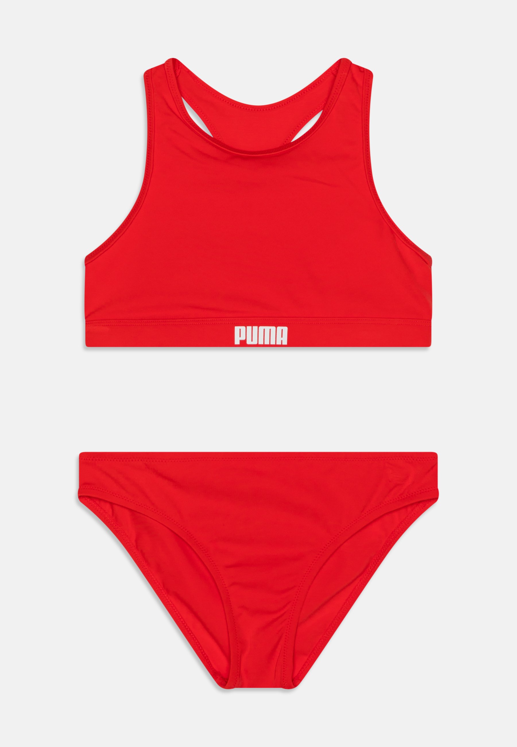 Puma SWIM GIRLS RACERBACK Bikini red/rojo