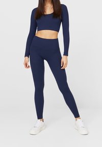 Stradivarius Longsleeve - dark blue