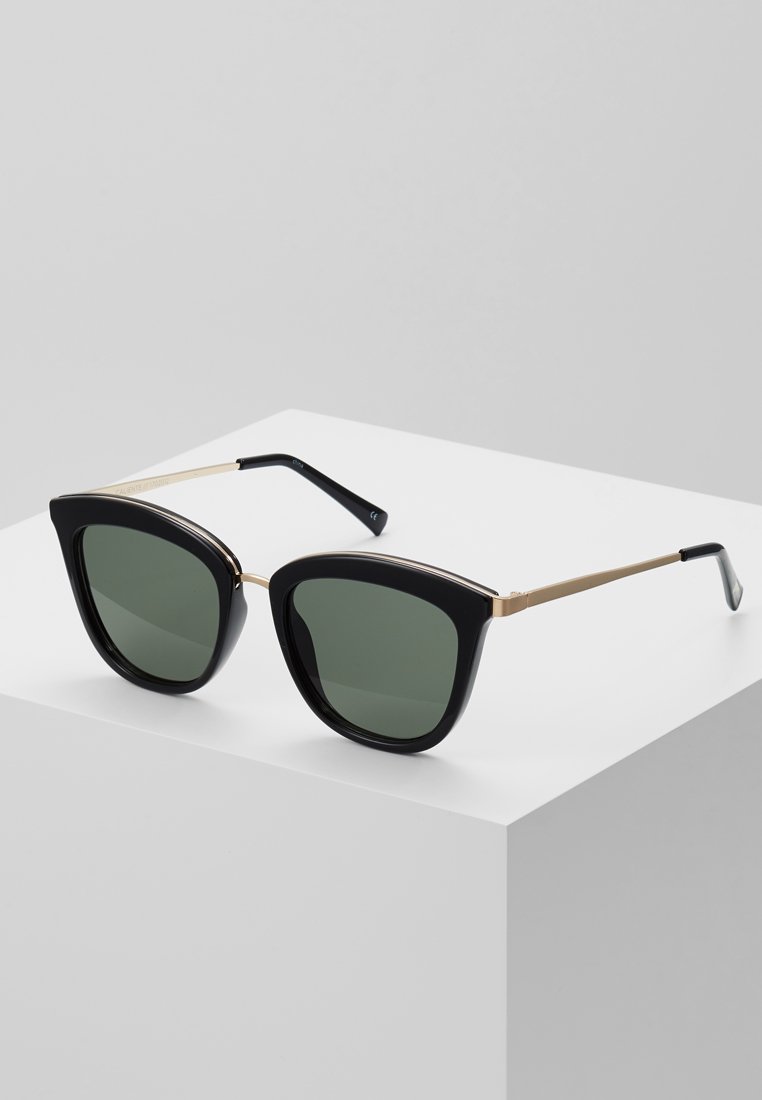 Le Specs CALIENTE - Zonnebril - black/gold-coloured