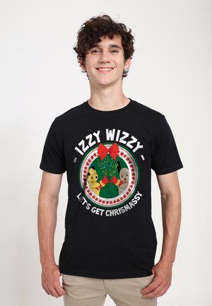 SOOTY CHRISTMAS IZZY WIZZY LETS GET CHRISMASSY - T-shirt print - black