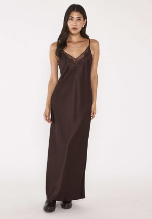 Maison 123, ROBE REFLET R DENTELLE - Maxi dress - aubergine