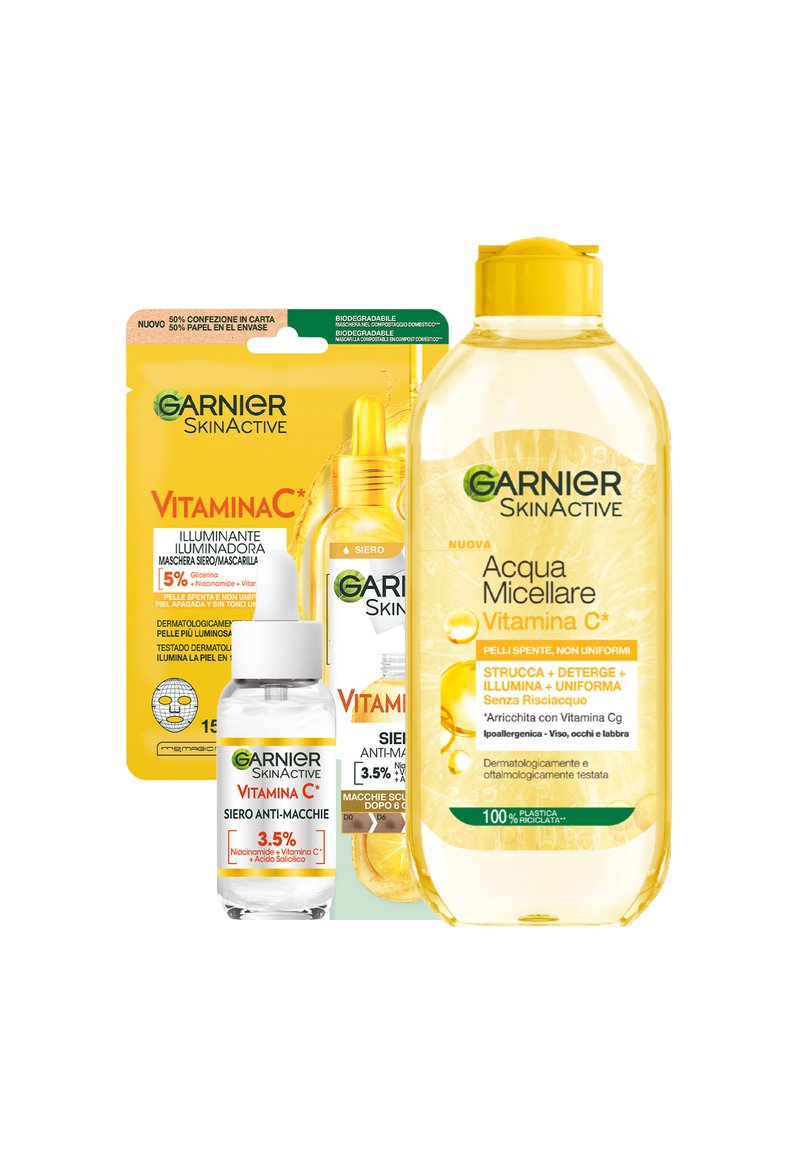 Garnier - VITAMINA C - BEAUTY ROUTINE - 3 PACK - Kit skincare - garnier vitamina c  beauty routine, Ingrandire