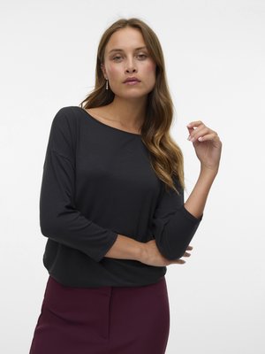 Vero Moda VMAVA 3/4 NOOS - Majica z dolgimi rokavi - black
