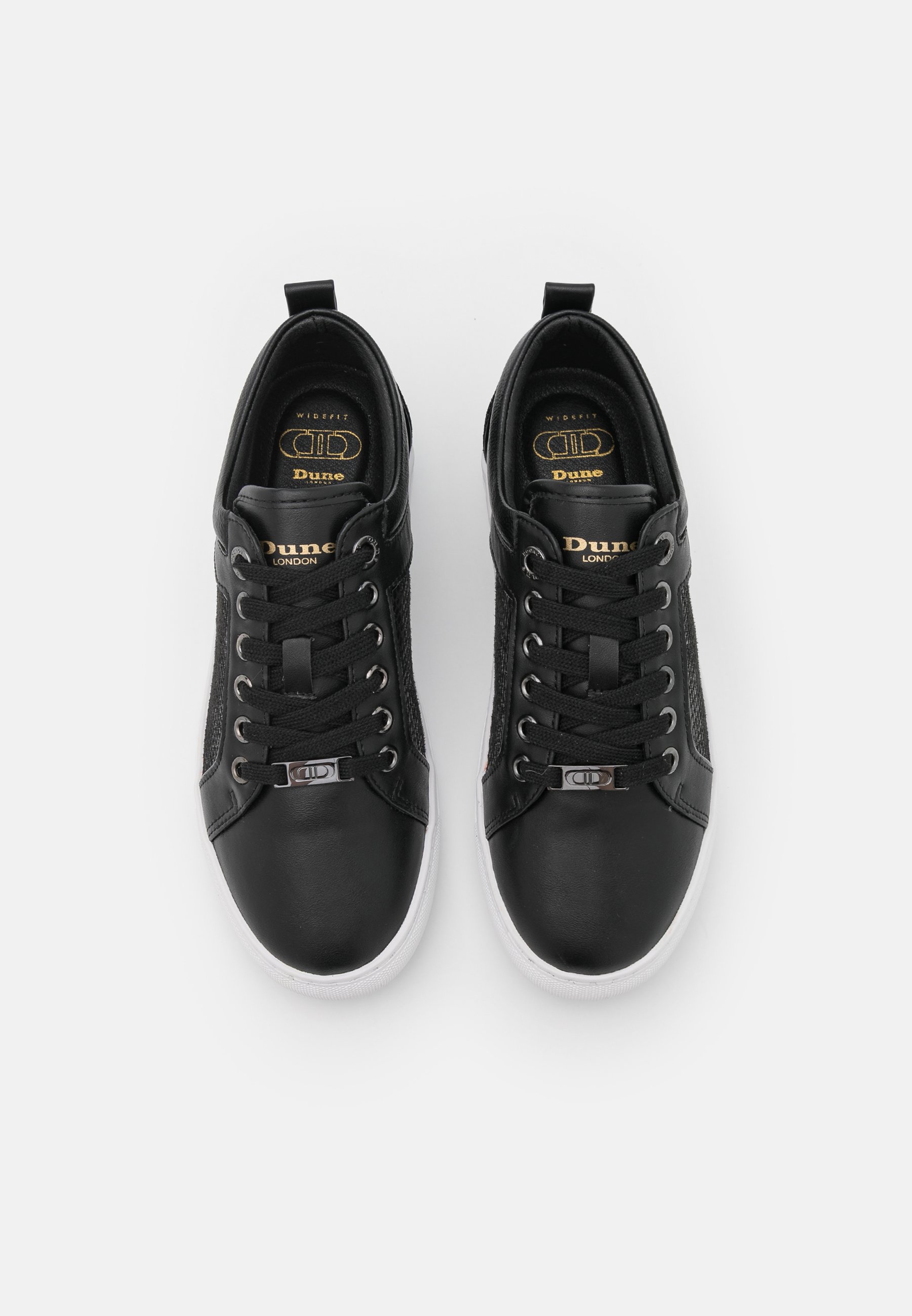 Dune London WIDE FIT ESTEE - Sneakers laag - black/Zwart - Zalando.nl