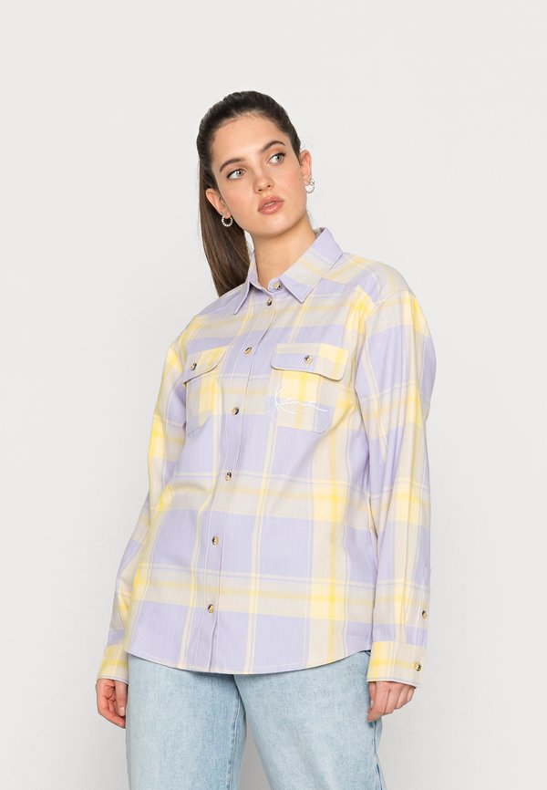 CHEST SIGNATURE - Hemdbluse - purple