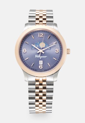 FERRAGAMO DUO MOONPHASE UNISEX - Watch - two-tone/denim blue