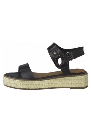 Platform sandals - black