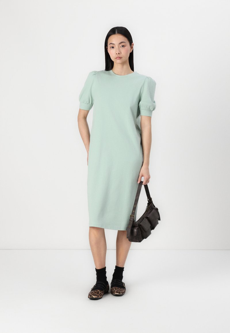 kelly green one shoulder dress Millie Long Dress in Jewel Green FR34 - US2 main image 0