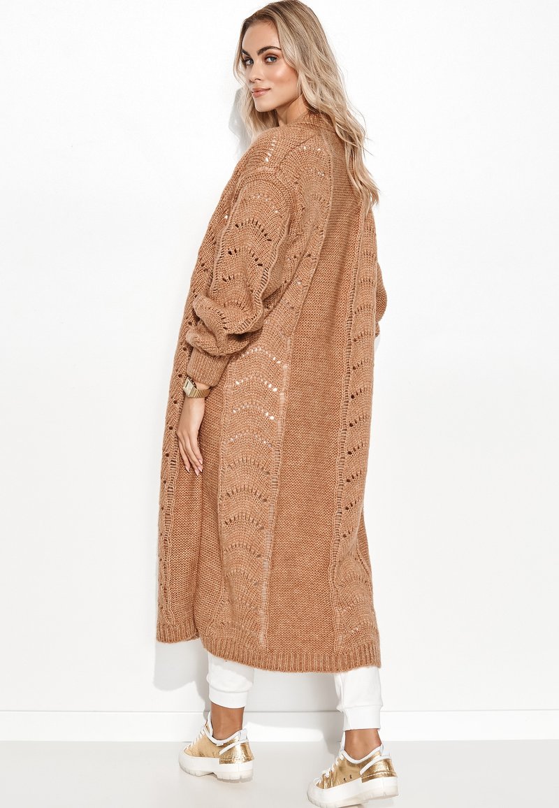 Damen Strickjacken | Makadamia BEZ GUZIKÓW Strickjacke ochra/ocker - ST32172 Damen Strickjacken | Makadamia BEZ GUZIKÓW Strickjacke ochra/ocker - ST32172