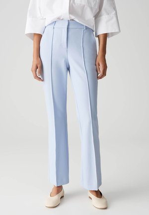 MID RISE ANKLE FLARED FIT - Pantaloni - oxford blue