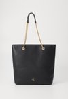 MINIMAL MONOGRAM CHAIN TOTE - Shopper - black