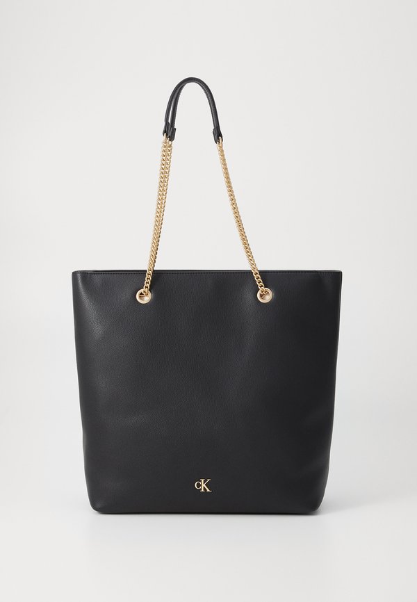 MINIMAL MONOGRAM CHAIN TOTE - Tote bag