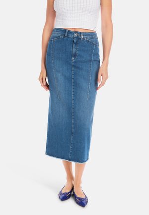 Bleistiftrock - blue denim