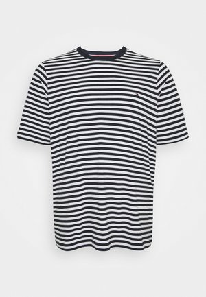STRETCH SLIM FIT TEE - T-shirt basic - desert sky/white