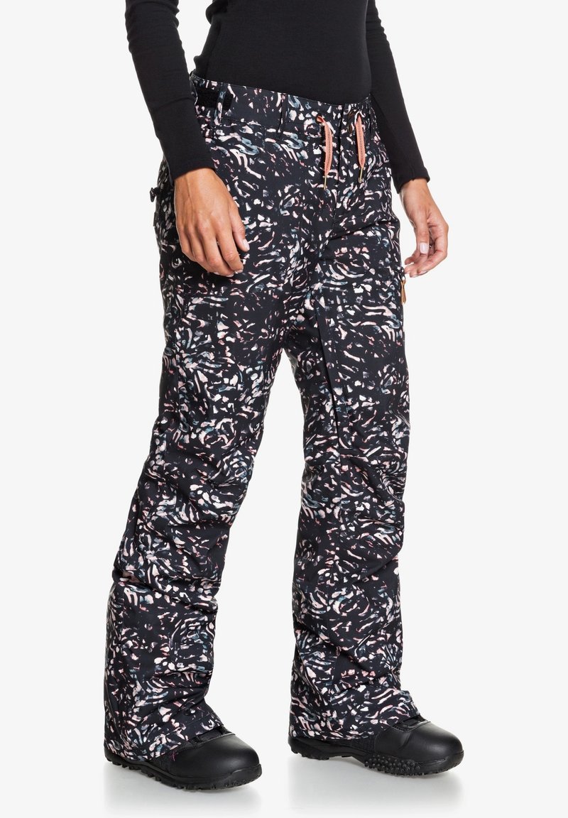 Damen Sportbekleidung | Roxy NADIA PRINTED Schneehose true black izi/anthrazit - GW01347 Damen Sportbekleidung | Roxy NADIA PRINTED Schneehose true black izi/anthrazit - GW01347