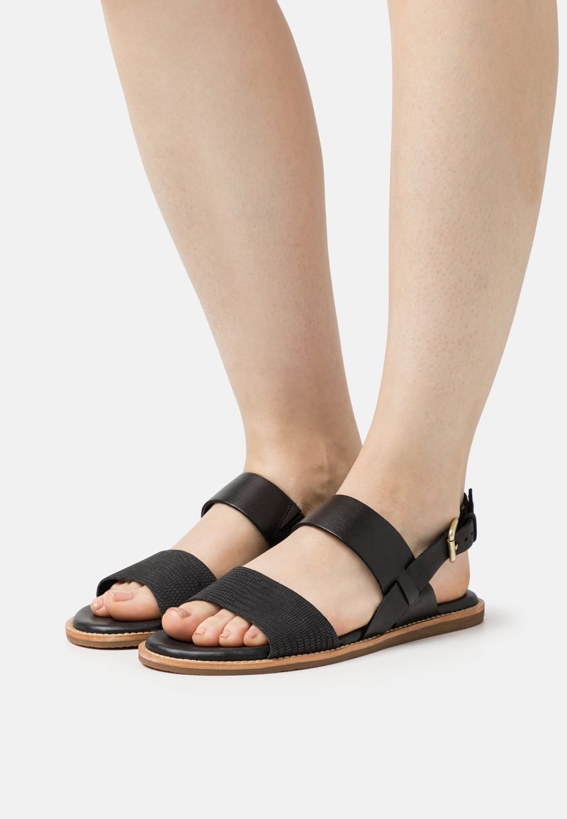 Clarks KARSEA STRAP Sandals black combi/black Zalando