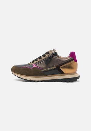 Sneakers laag - schwarz/efeu/gold