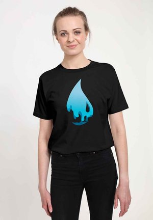 MAGIC THE GATHERING MANA SYMBOL - T-shirts print - black